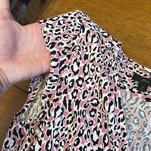 J.Crew mauve pink leopard midi wrap dress - Picture 11 of 13